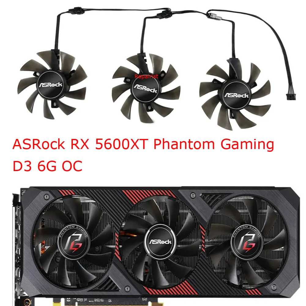 Lga1700 Itx Motherboard Ddr5 - 3Pcs/Set,GPU VGA Cards Cooling Fan,GA81S2U,For ASRock