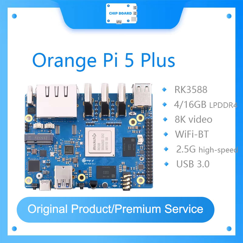 Rockchip Rk3588 Development Board - Orange Pi 5 Plus Single Board