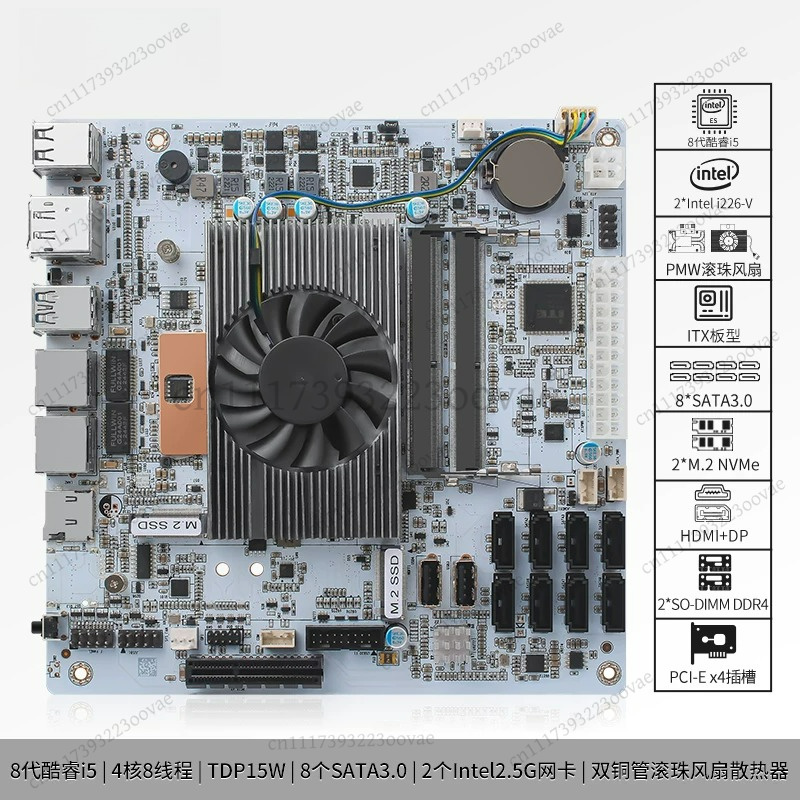 Df 8 Bay NAS Motherboard I5-82 - đánh giá và giá Nas Motherboard 8 Sata Mini Itx