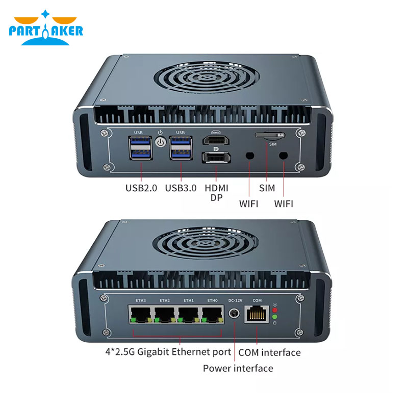 12th Gen Intel I3-1115G4 Fanle - đánh giá và giá Pfsense Firewall Router 2.5G 4 I226