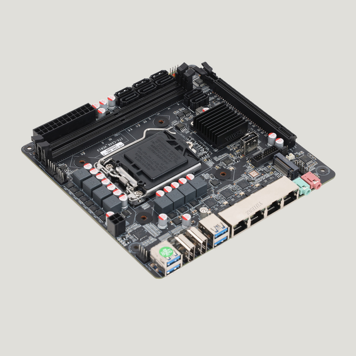C246 Mini-ITX Motherboard 8 Ba - đánh giá và giá Nas Motherboard 8 Sata Mini Itx