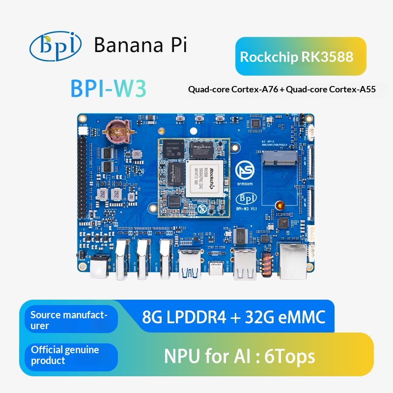 BPI W3 Open Source Router Deve - đánh giá và giá Rockchip Rk3588 Development Board