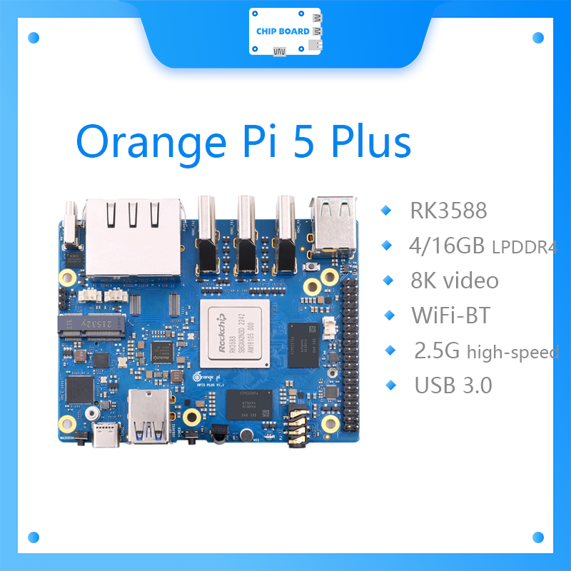 Orange Pi 5 Plus  Single Board - đánh giá và giá Rockchip Rk3588 Development Board