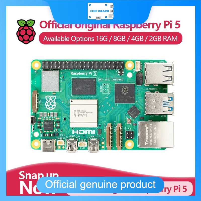 Official Raspberry Pi 5 Single - đánh giá và giá Raspberry Pi 5 8Gb Board