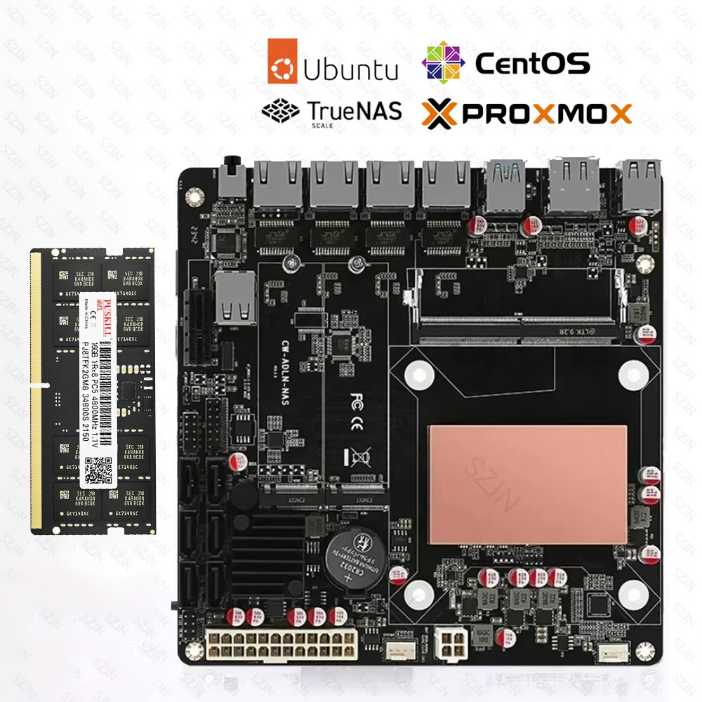 ITX N150 Motherboard Nas Set A - đánh giá và giá Nas Motherboard 8 Sata Mini Itx