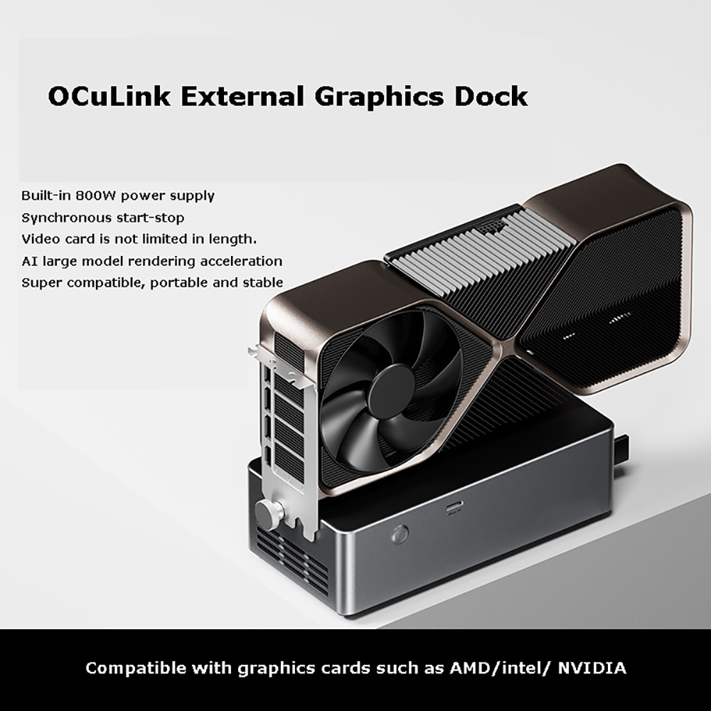 AG02/AG01 EGPU Dock with OCuLi - đánh giá và giá Oculink Egpu Mini Pc
