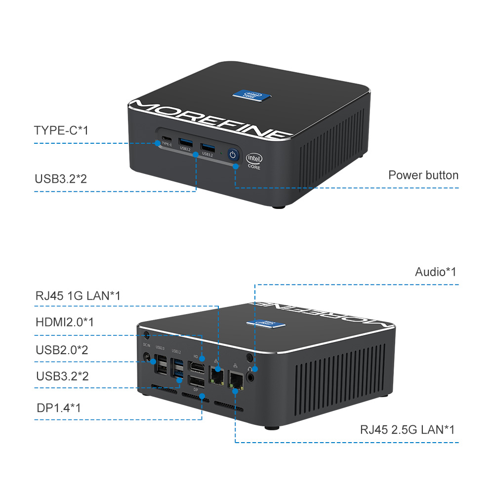 2025 Mini PC i9-13900H i9 1290 - đánh giá và giá Intel Core I9 13900H Mini Pc