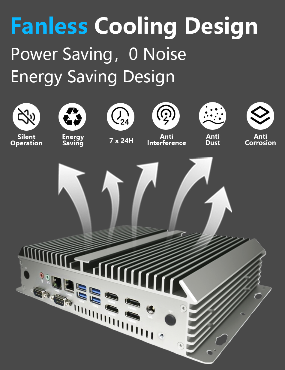 Fanless Industrial Mini PC 6xR - đánh giá và giá Fanless Industrial Pc Rs485 Core I7