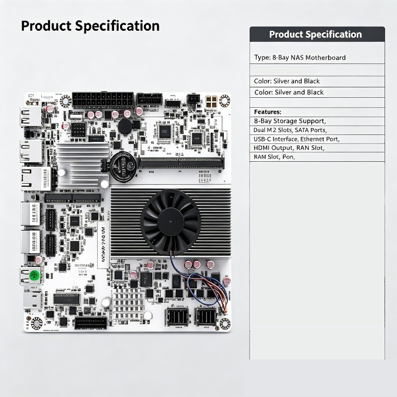 Mini ITX NAS Motherboard with  - đánh giá và giá Nas Motherboard 8 Sata Mini Itx