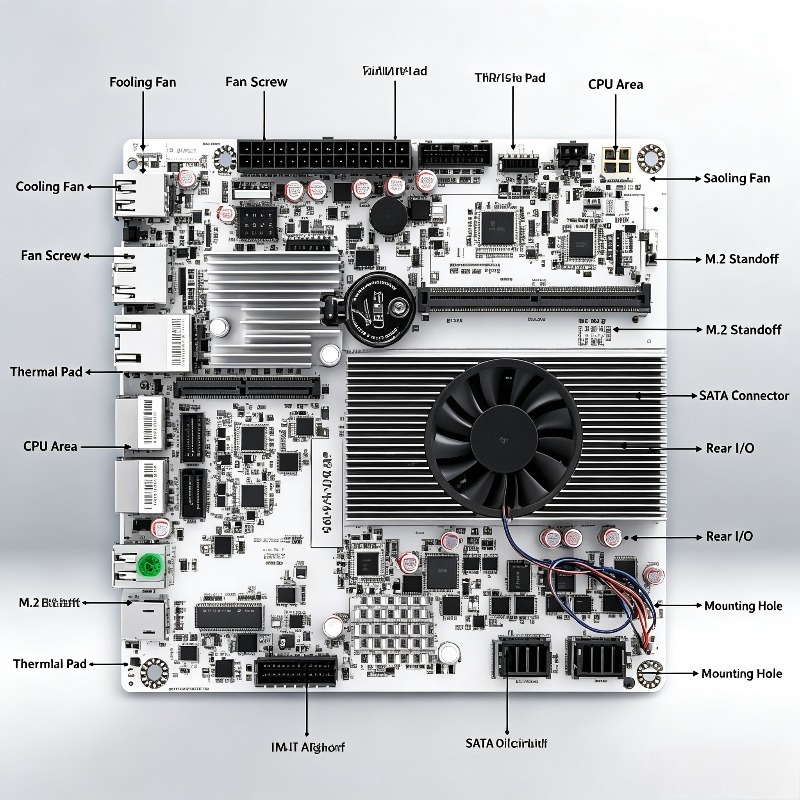 Mini ITX NAS Motherboard with  - đánh giá và giá Nas Motherboard 8 Sata Mini Itx