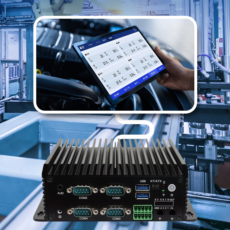 Quad Core N95 N97 Mini PC RS48 - đánh giá và giá Fanless Industrial Pc Rs485 Core I7