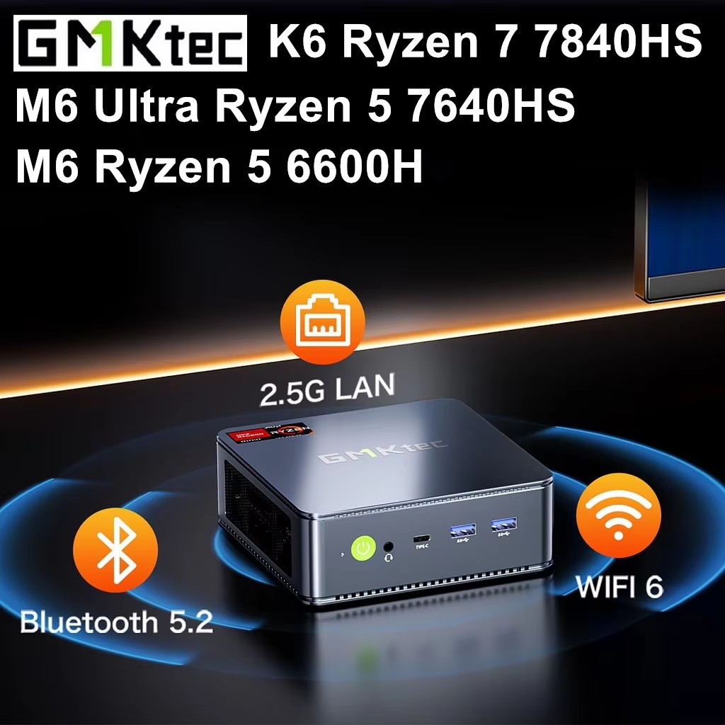 GMKtec Gaming Mini PC K6 M6 Ul - đánh giá và giá Amd Ryzen 7 7840Hs Mini Pc