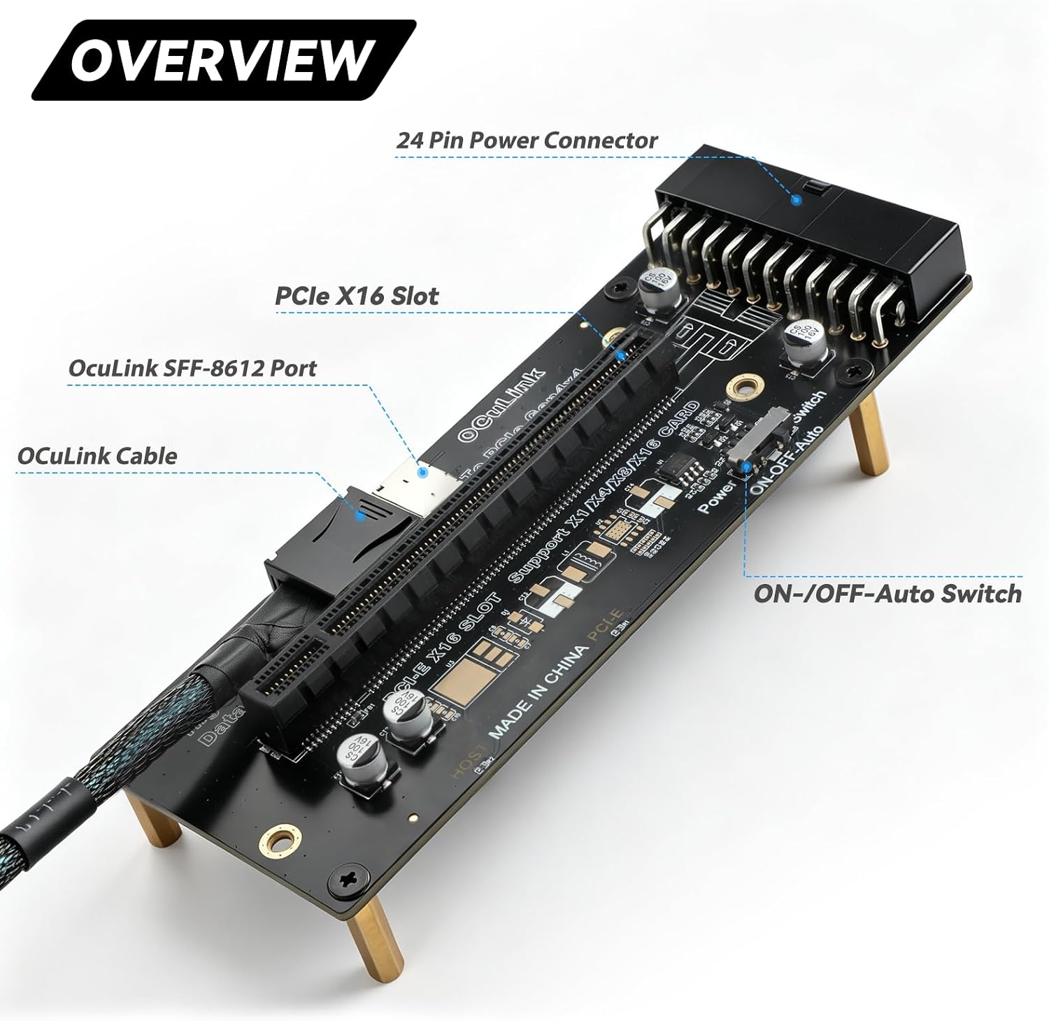 OCuLink PCIe 4.0 X4 64Gbps SFF - đánh giá và giá Oculink Egpu Mini Pc