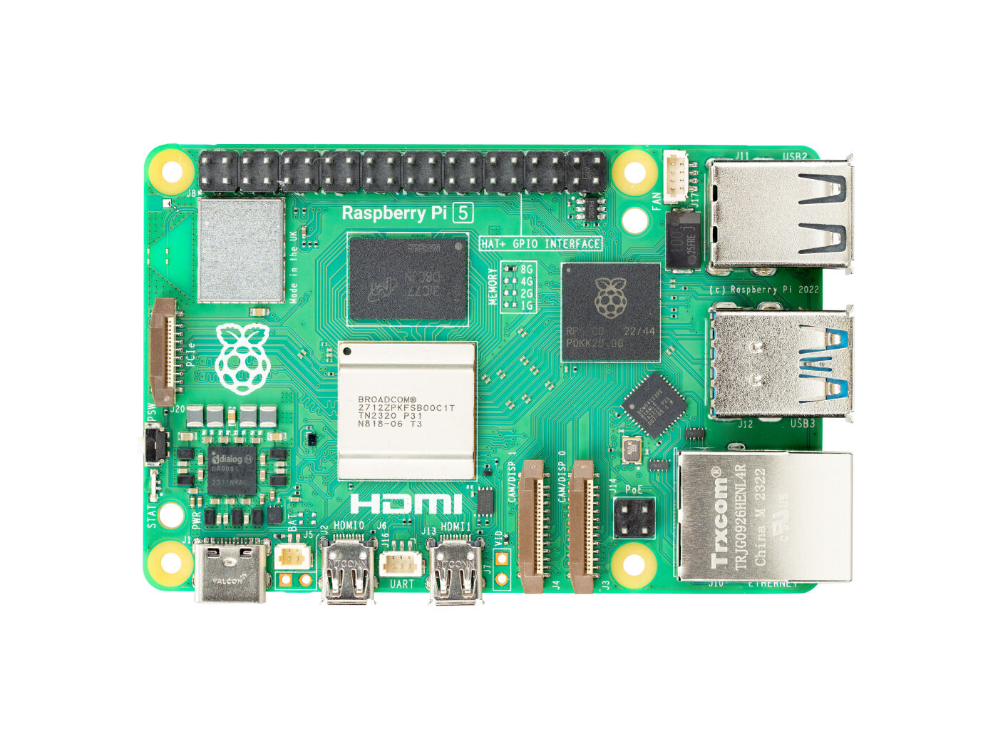 Official Original Raspberry Pi - đánh giá và giá Raspberry Pi 5 8Gb Board
