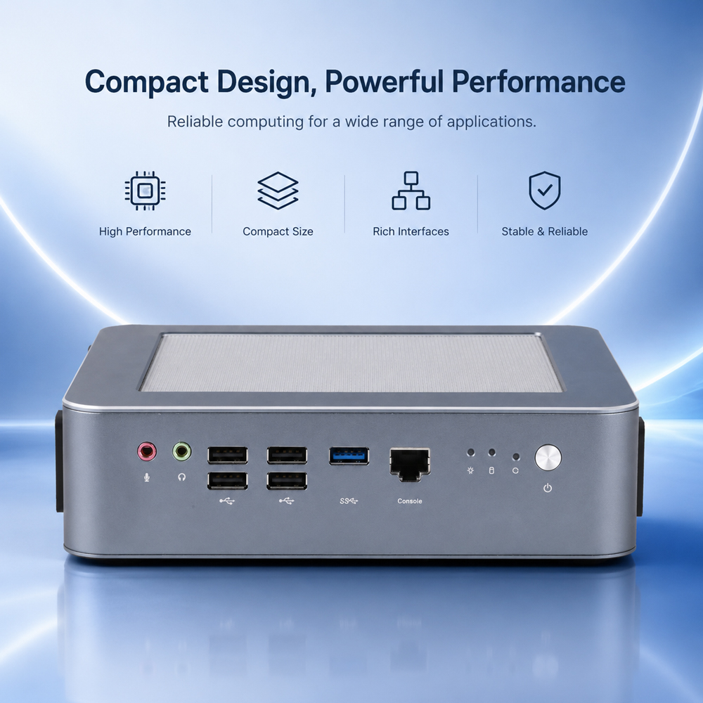 Qotom Q51551ST Mini PC Int el  - đánh giá và giá Dual Lan 10G Sfp+ Mini Pc