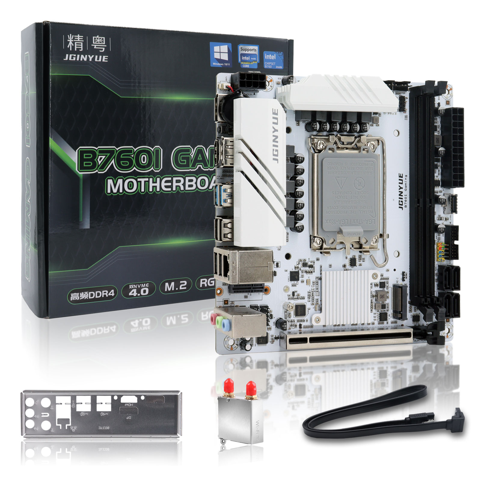 JGINYUE B760 Motherboard LGA 1 - đánh giá và giá Lga1700 Itx Motherboard Ddr5