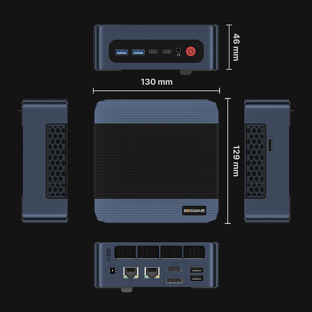 BOSGAME M4 Neo Mini PC AMD Ryz - đánh giá và giá Amd Ryzen 7 7840Hs Mini Pc