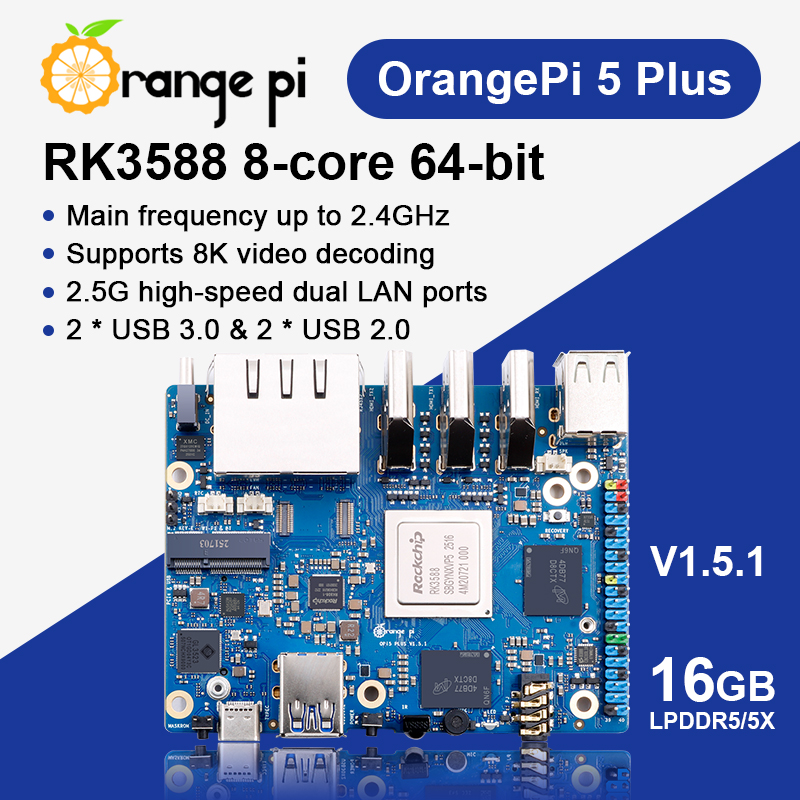 AvaCoreOrange Pi 5 Plus 16GB R - đánh giá và giá Orange Pi 5 Plus 16Gb