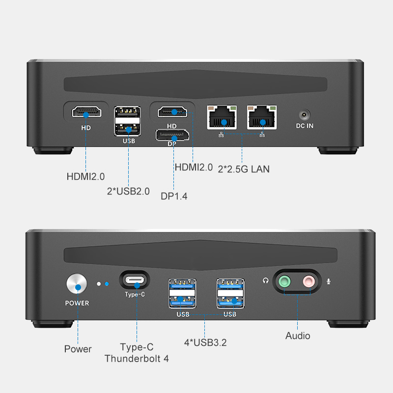 Powerful Desktop Computer with - đánh giá và giá Intel Core I9 13900H Mini Pc