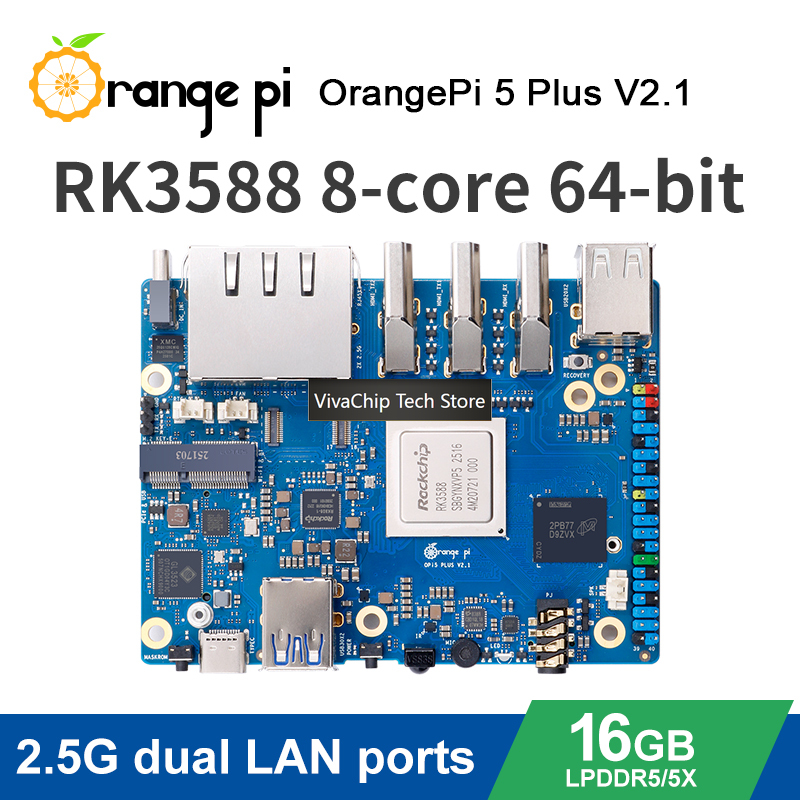 VivaCTOrange Pi 5 Plus Mini PC - đánh giá và giá Orange Pi 5 Plus 16Gb