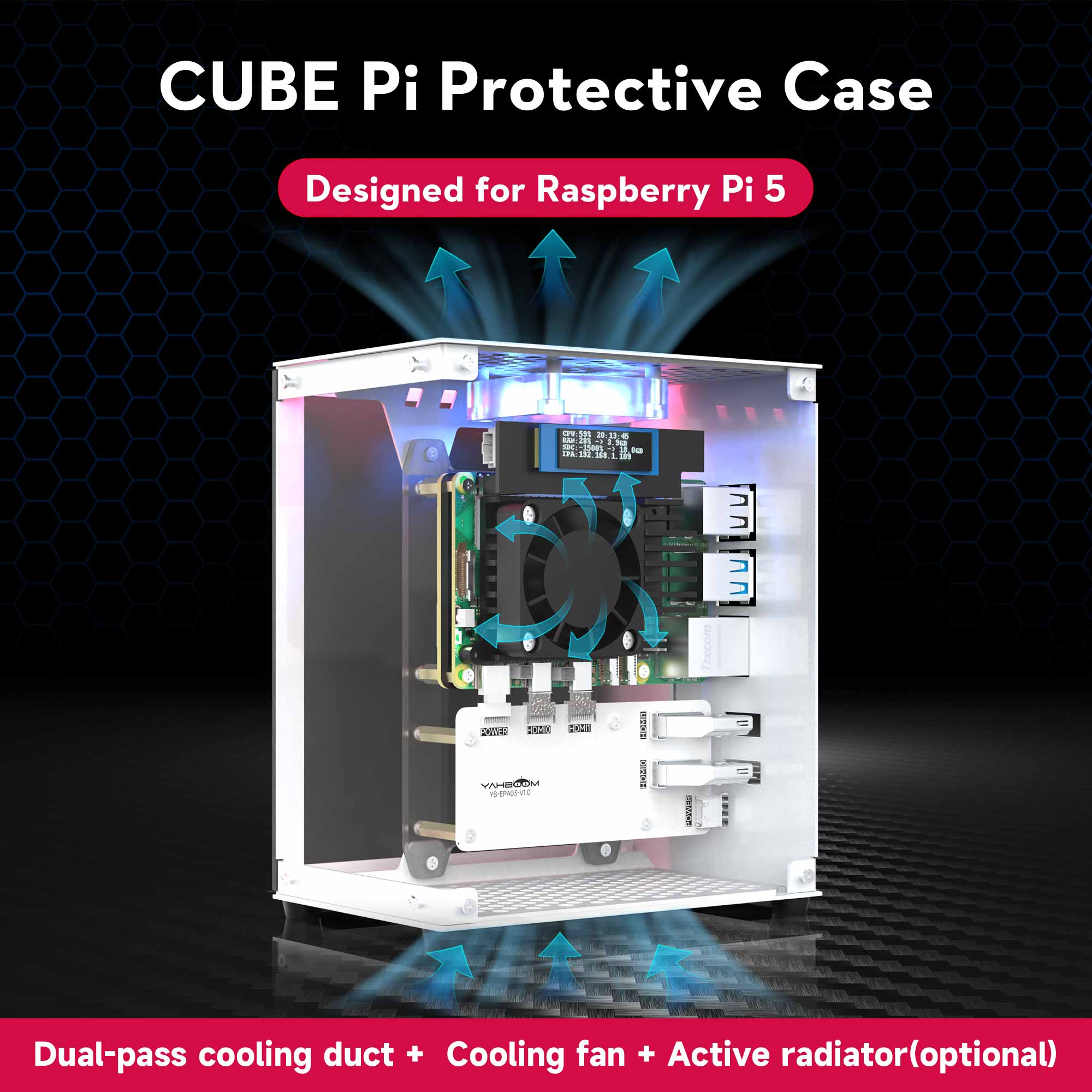 Raspberry Pi 5 Case Protective - đánh giá và giá Raspberry Pi 5 8Gb Board