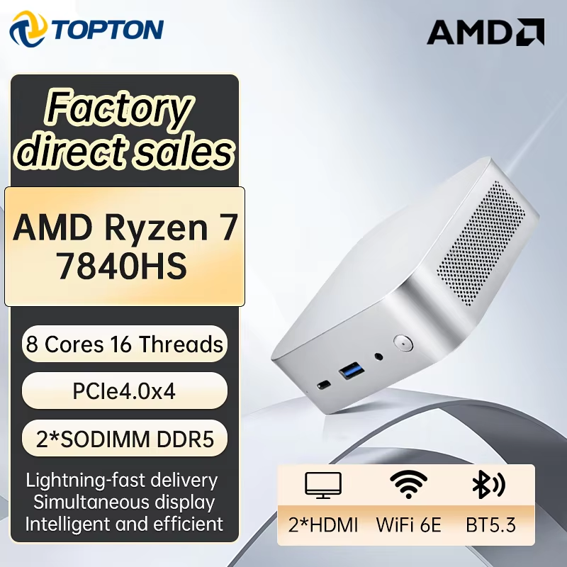 Topton AMD Ryzen 7 7840HS Gami - đánh giá và giá Amd Ryzen 7 7840Hs Mini Pc