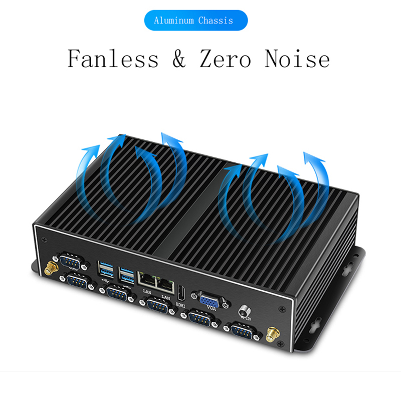 BEBEPC Mini Công Nghiệp Máy Tí - đánh giá và giá Fanless Industrial Pc Rs485 Core I7